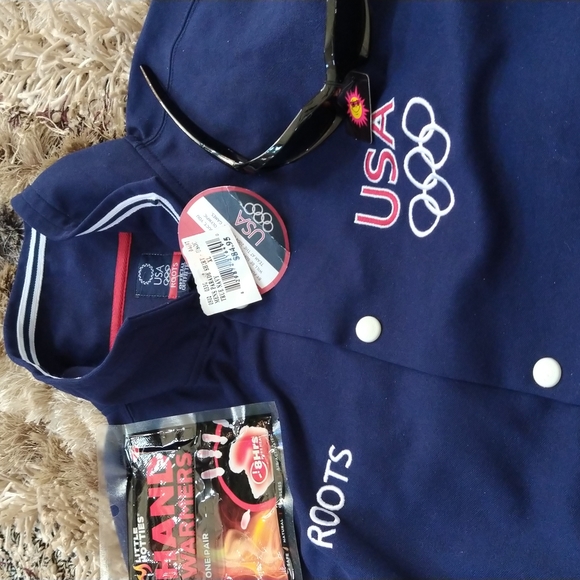 New Vintage Roots Official Team USA Athens Olympic Track Jacket + BONUSES - Picture 2 of 6